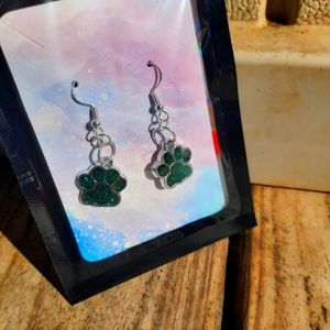 Paw print earrings